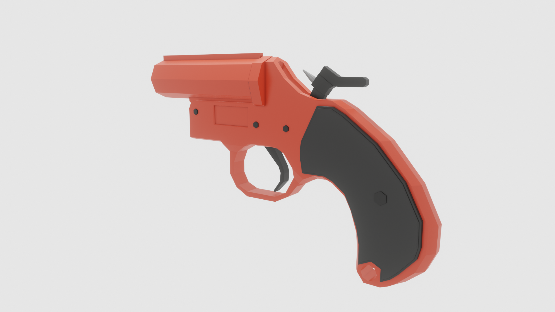 Low Poly Flare Gun preview image 2